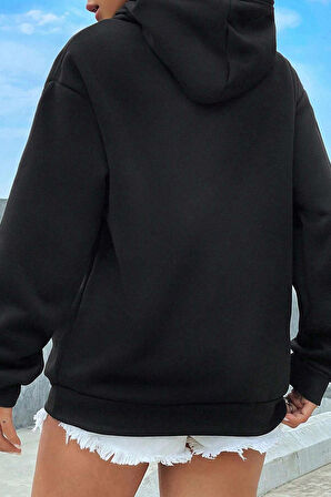 Uyguntarz Los Angles Baskılı Sweatshirt
