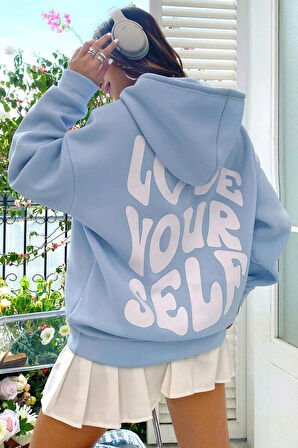 Uyguntarz Unisex Love Never Fails Sırt Baskılı Sweatshirt