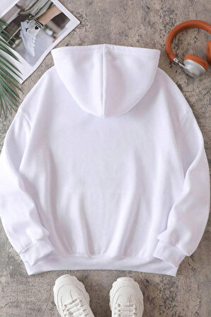 Uyguntarz Unisex Panda Baskılı Oversize Sweatshirt