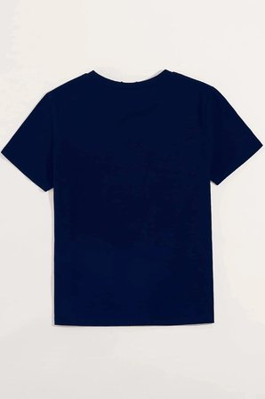 Unisex Minimal line drawing Baskılı T-shirt