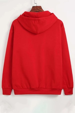 Unisex Oversize Tasmania Baskılı Sweatshirt