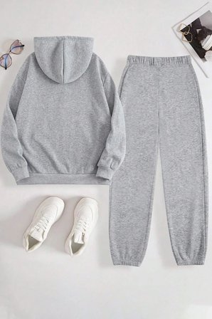 Unisex Uykucu Panda Baskılı Rahat Eşofman Takımı
