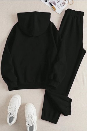 Unisex Uykucu Panda Baskılı Rahat Eşofman Takımı