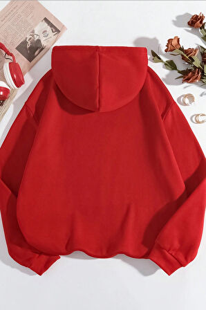 Uyguntarz Unisex Oversize Dream Butterfly Baskılı Sweatshirt