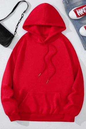 Unisex Oversize Hey you Baskılı Sweatshirt