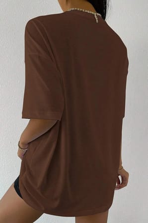 Unisex Over Thinking Baskılı Tasarım Tshirt