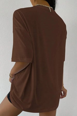 Unisex Over Thinking Baskılı Tasarım Tshirt