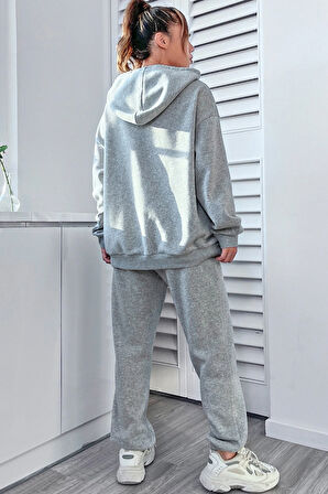 Uyguntarz Unisex Happiness Baskılı Eşofman Takımı