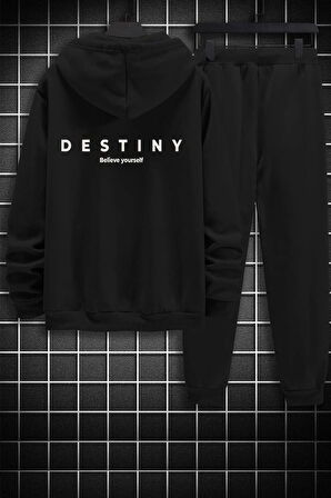 Uyguntarz Unisex Destiny Baskılı Eşofman Takımı
