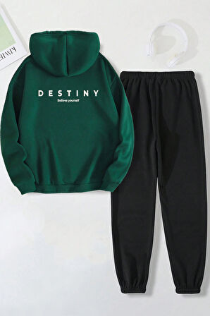 Uyguntarz Unisex Destiny Baskılı Eşofman Takımı