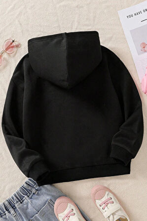 Uyguntarz Çocuk Kalp Baskılı Sweatshirt