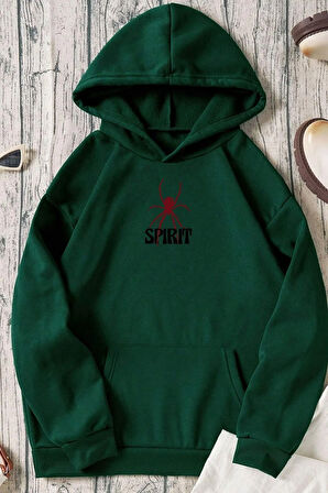 Unisex Just Baskılı Bisiklet Yaka Sweatshirt