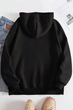 Unisex Just Baskılı Bisiklet Yaka Sweatshirt