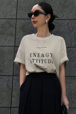 Unisex Energy Baskılı Tasarım Tshirt