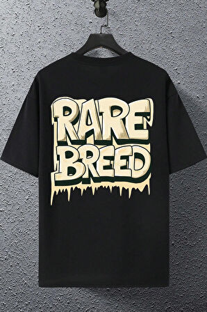 Uyguntarz Unisex Rare Breed Baskılı Tasarım Tshirt