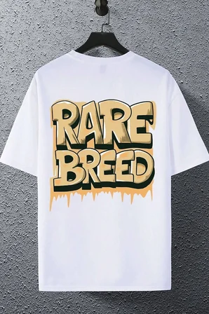 Unisex Rare Breed Baskılı Tasarım Tshirt