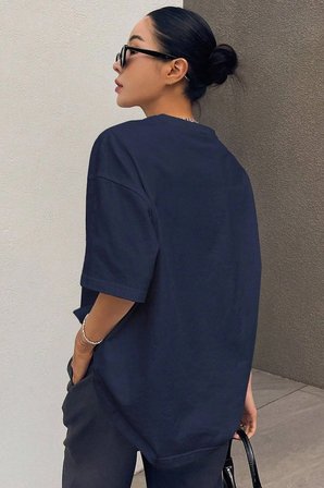 Unisex KeepGoing Baskılı Tasarım Tshirt
