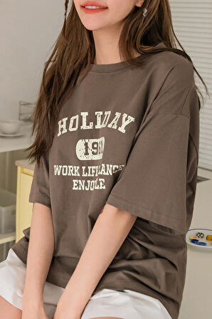 Uyguntarz Unisex Holiday Baskılı Tasarım Tshirt