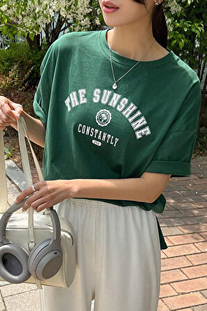 Uyguntarz Unisex The Sunshine Baskılı Tasarım Tshirt