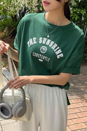 Unisex The Sunshine Baskılı Tasarım Tshirt