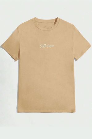 Unisex Chalenge Sırt Baskılı Tasarım Tshirt