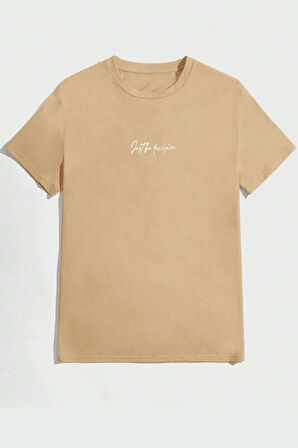 Uyguntarz Unisex Chalenge Sırt Baskılı Tasarım Tshirt