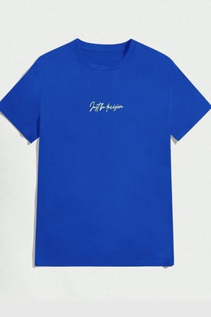 Unisex Chalenge Sırt Baskılı Tasarım Tshirt