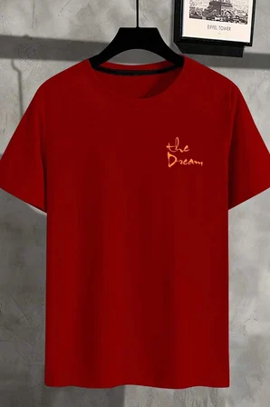 Unisex The Dream Baskılı Tasarım Tshirt