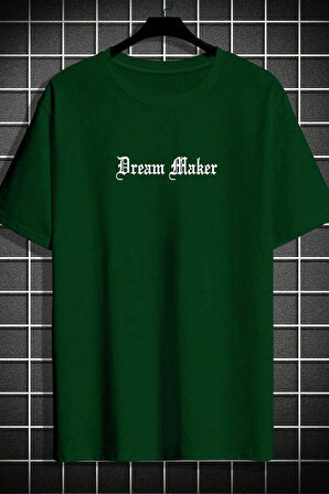 Uyguntarz Unisex Dream Maker Baskılı Tasarım Tshirt