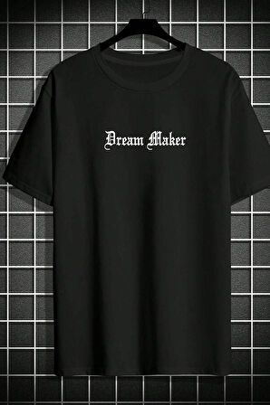 Uyguntarz Unisex Dream Maker Baskılı Tasarım Tshirt