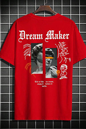 Uyguntarz Unisex Dream Maker Baskılı Tasarım Tshirt