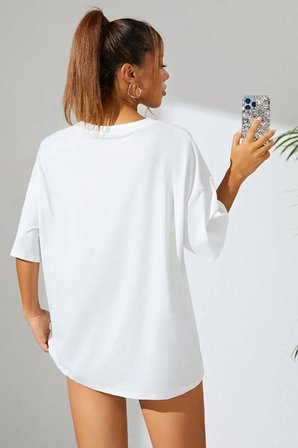 Unisex Houston Baskılı Tasarım Tshirt