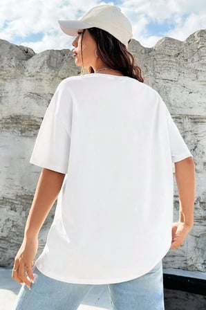 Unisex Over Thinking Baskılı Tasarım Tshirt