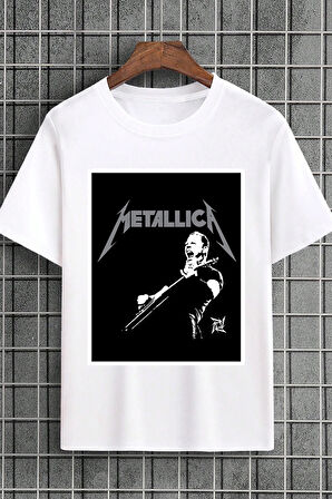 Uyguntarz Unisex Metalica Tasarım Tshirt