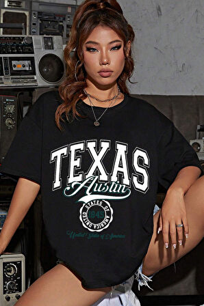 Uyguntarz Unisex Texas Tasarım Tshirt
