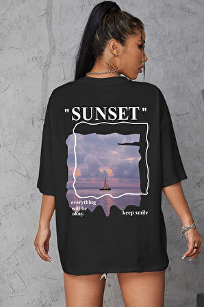 Uyguntarz Unisex Sunset Tasarım Tshirt