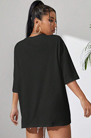 Uyguntarz Unisex Happiness Baskılı Tasarım Tshirt