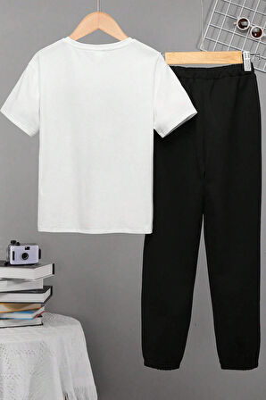 Uyguntarz Çocuk Sleep Panda Alt - Üst Eşofman Takımı