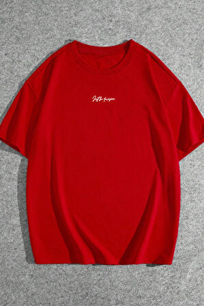 Uyguntarz Unisex Chalenge Sırt Baskılı Tasarım Tshirt