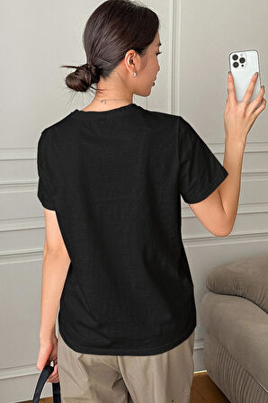 Uyguntarz Unisex Chance Baskılı Tasarım Tshirt