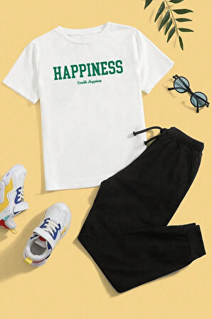 Uyguntarz Çocuk Happines Alt - Üst Eşofman Takımı