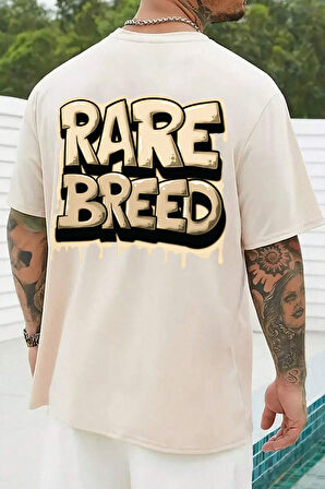 Uyguntarz Unisex Rare Breed Baskılı Tasarım Tshirt