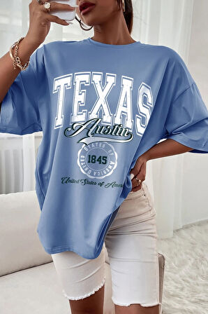 Uyguntarz Unisex Texas Tasarım Tshirt