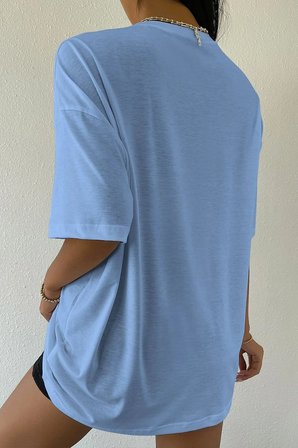 Unisex Over Thinking Baskılı Tasarım Tshirt