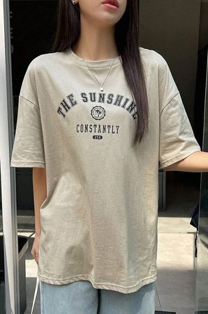 Unisex The Sunshine Baskılı Tasarım Tshirt