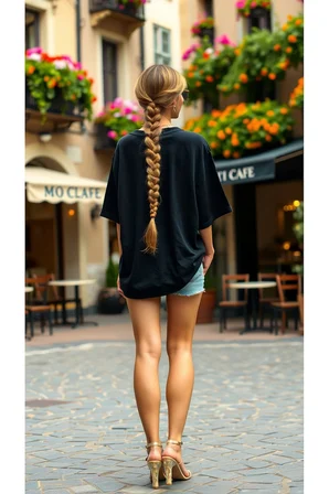 Unisex West Coast Baskılı Oversize Tshirt
