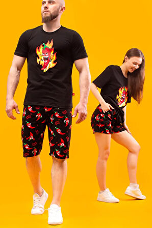 Uyguntarz Unisex Süper Biber Baskılı Oversize Tshirt