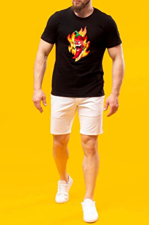 Uyguntarz Unisex Süper Biber Baskılı Oversize Tshirt