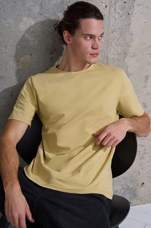 Unisex  Pamuklu Oversize Basic Tshirt