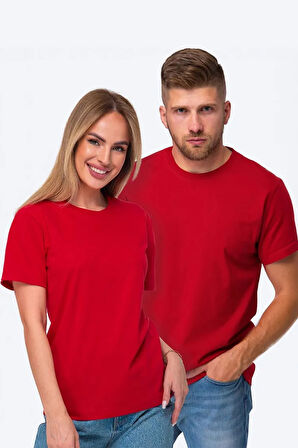 Uyguntarz Unisex  Pamuklu Oversize Basic Tshirt